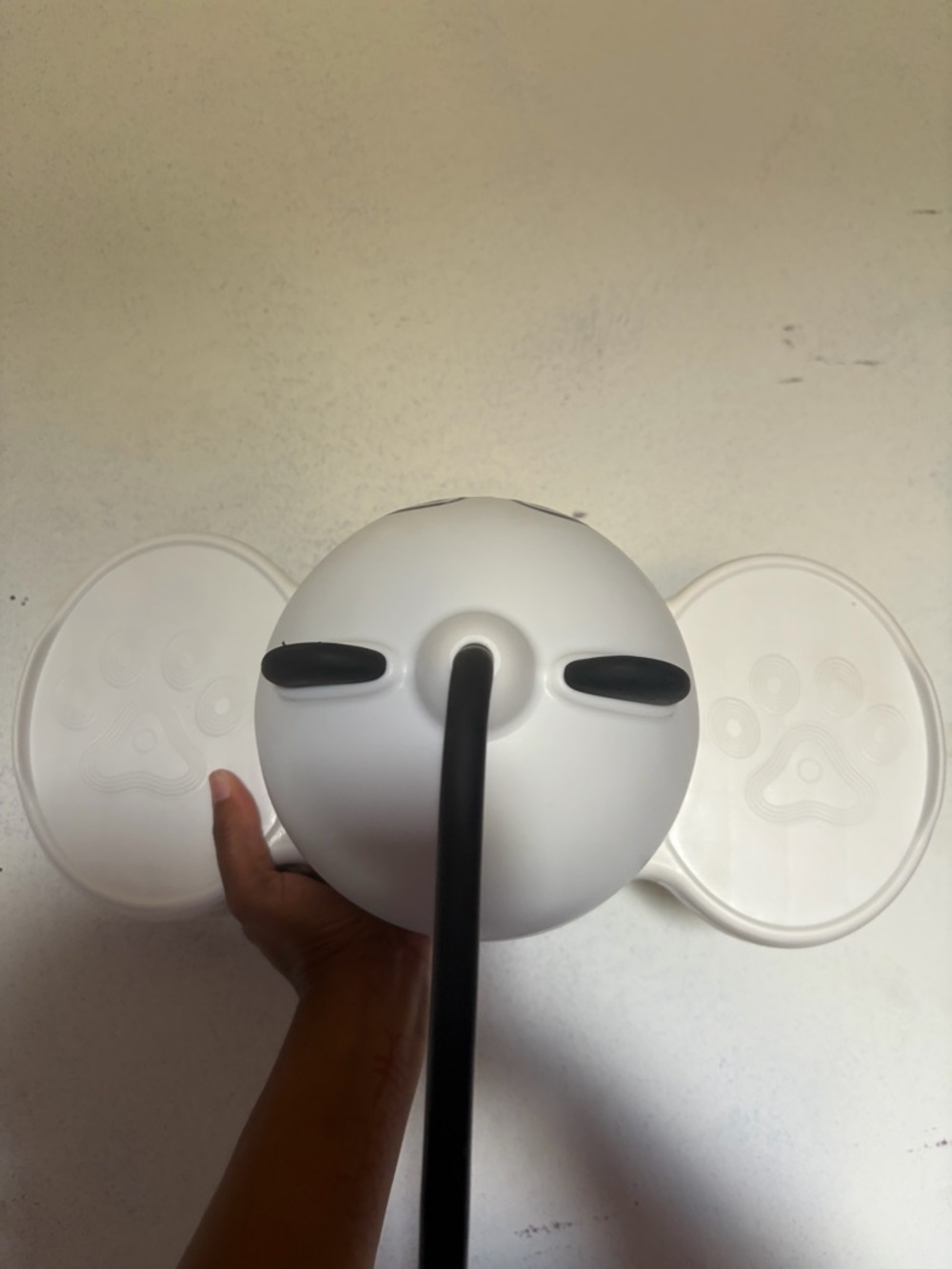 Panda Ride-On Handle Accessory - White & Black - Picture 2 of 3